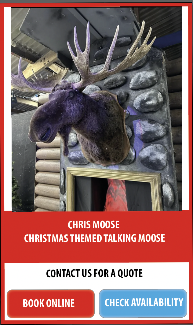 CHRIS MOOSE TALKING MOOSE CHRIS MOOSE TALKING MOOSE