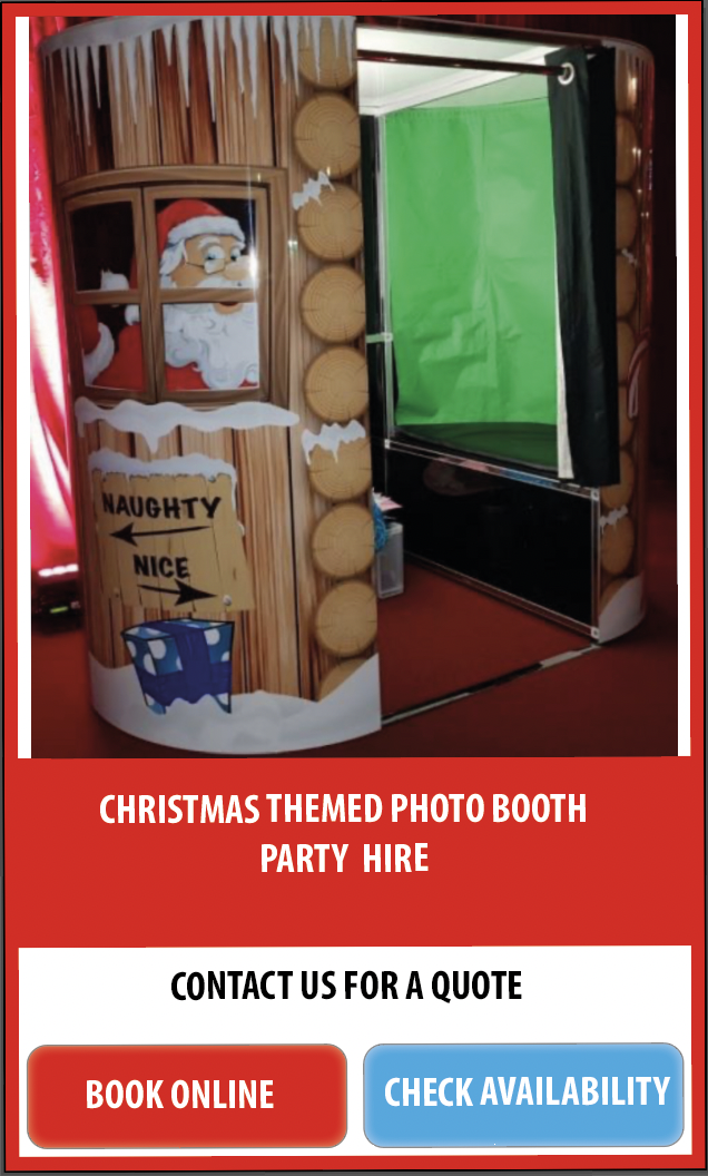 Christmas photo booth hire London & Essex