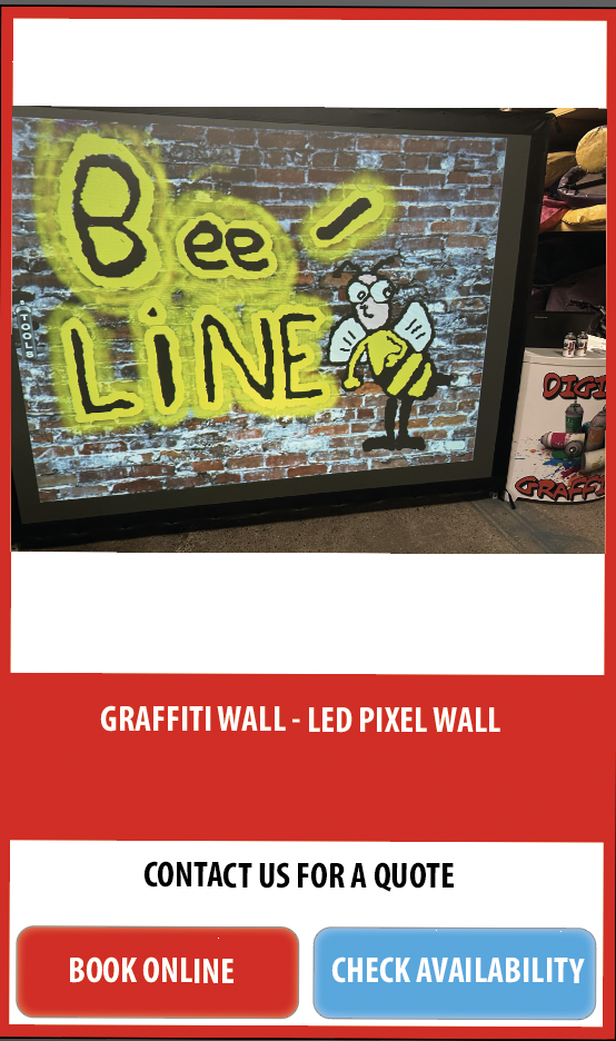 Graffiti wall for exhibitions
