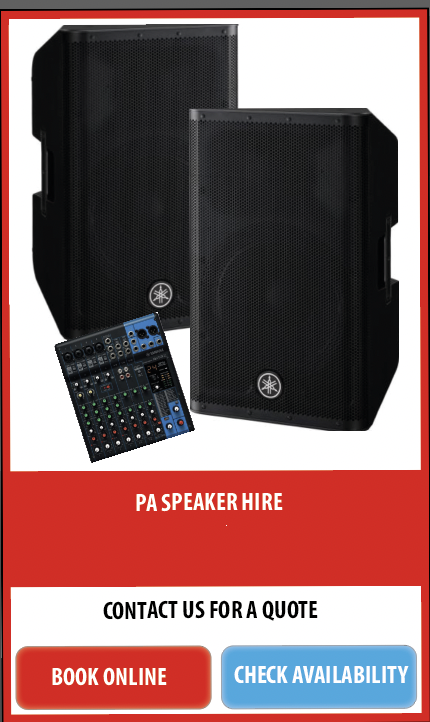 pa speaker hire