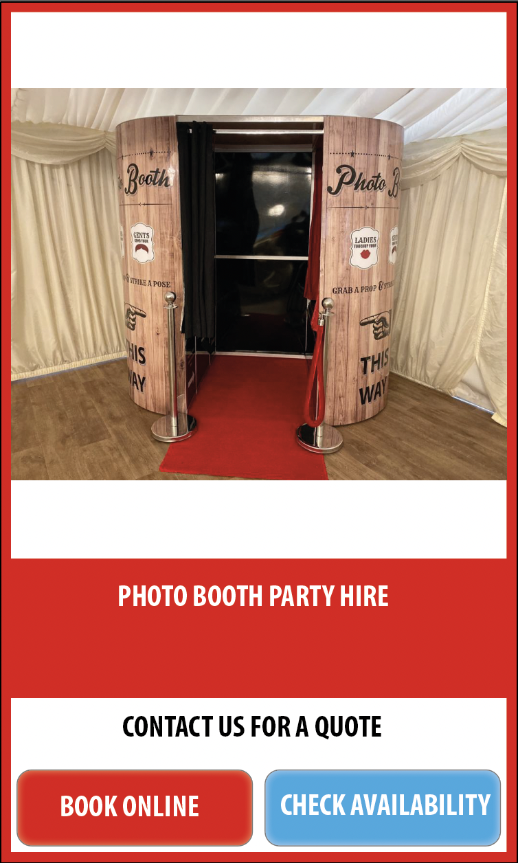 Photo Booth Wedding Hire
