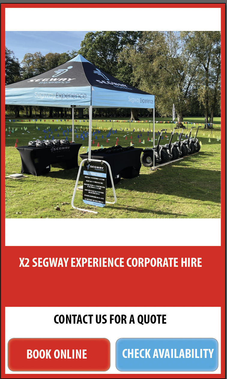 Segway x2 mobile experiences